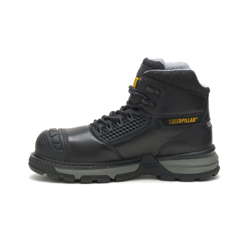 Cat Footwear Black Women's Excavator Superlite Cool Carbon Composite Toe Work Boot - Image 4