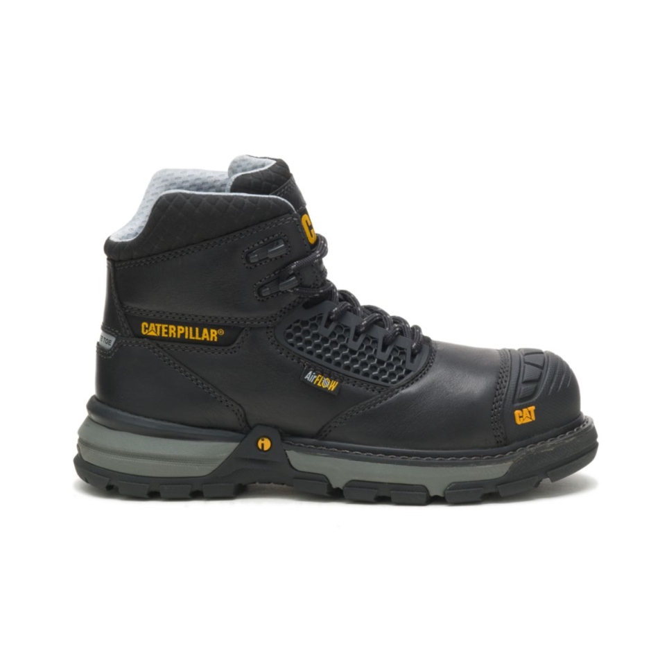 Cat Footwear Black Women's Excavator Superlite Cool Carbon Composite Toe Work Boot - Image 1