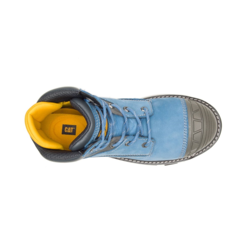 Cat Footwear Blue Heaven Women's Excavator Superlite Waterproof Toe Work Boot - Image 8