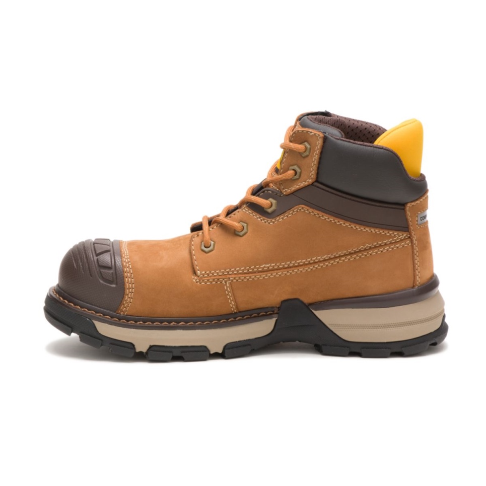 Cat Footwear Women's Excavator Carbon Composite Toe Work Boot Sudan Brown - Image 4