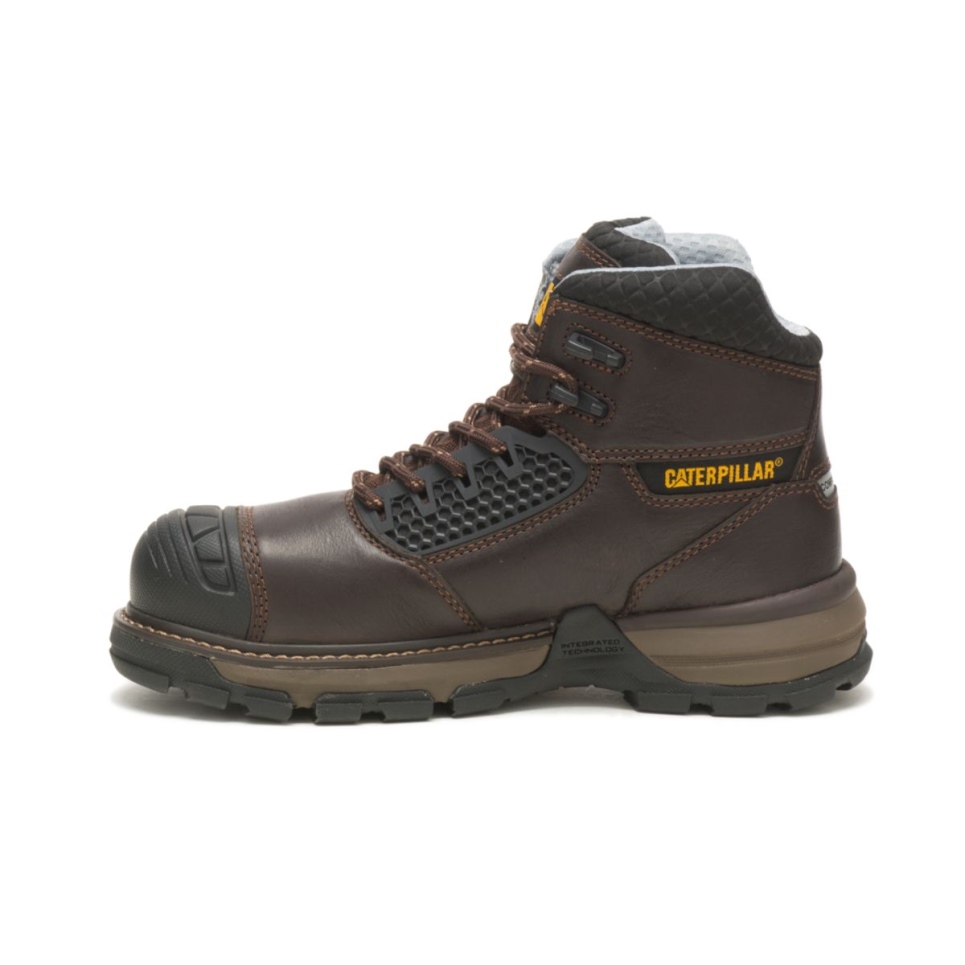 Cat Footwear Women's Excavator Superlite Cool Carbon Composite Toe Work Boot Dark Brown - Image 5