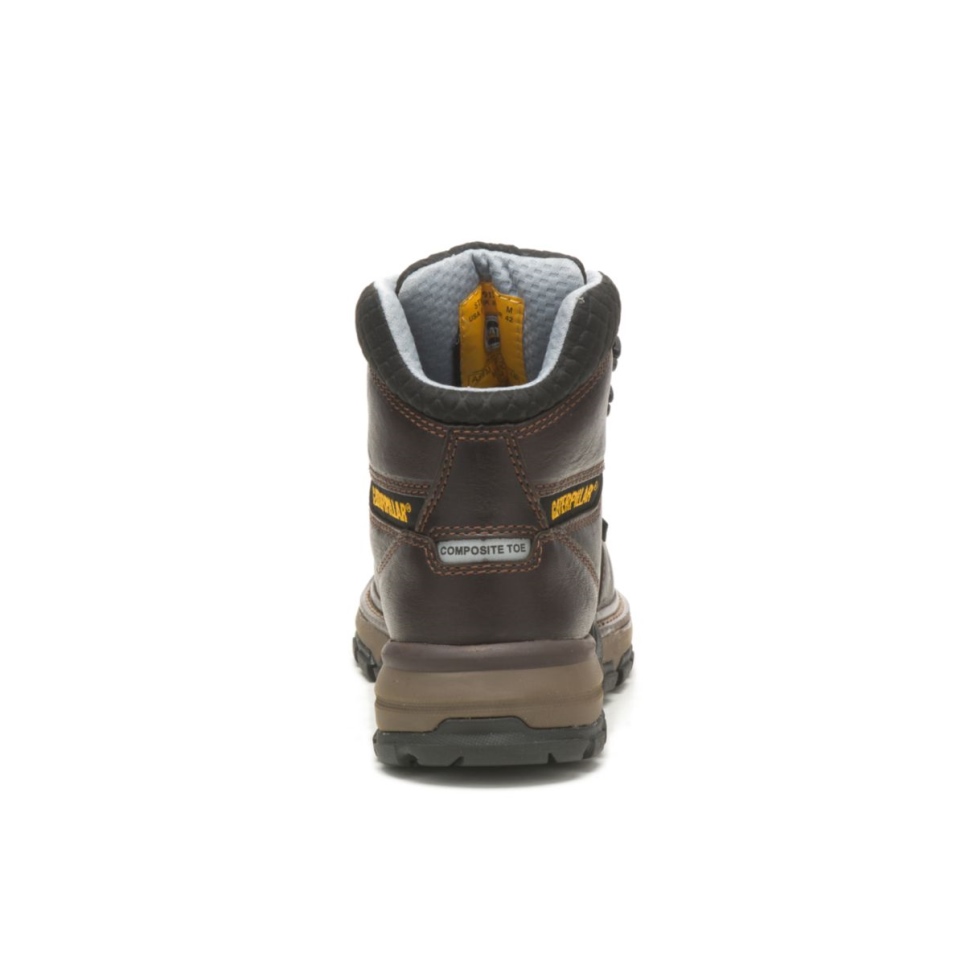 Cat Footwear Women's Excavator Superlite Cool Carbon Composite Toe Work Boot Dark Brown - Image 6
