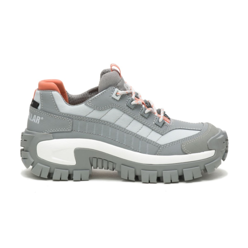 Cat Footwear Women's Invader Steel Toe Work Shoe Wild Dove-Glacier Grey - Image 2