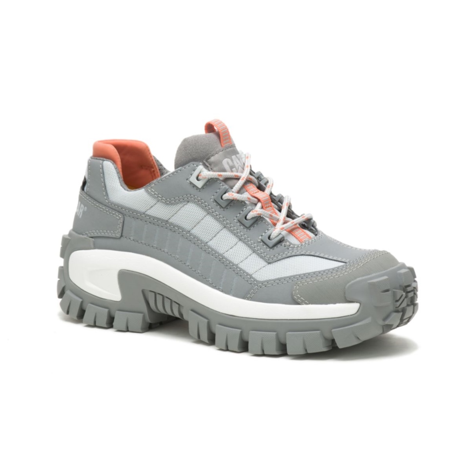 Cat Footwear Women's Invader Steel Toe Work Shoe Wild Dove-Glacier Grey - Image 4