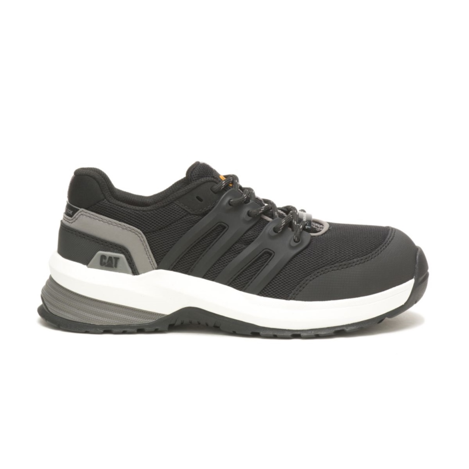 cat_footwear_womens_streamline_2_0_composite_toe_work_shoe_black_medium_charcoal.jpg Cat Footwear Women's Streamline 2.0 Composite Toe Work Shoe Black-Medium Charcoal - Image 1
