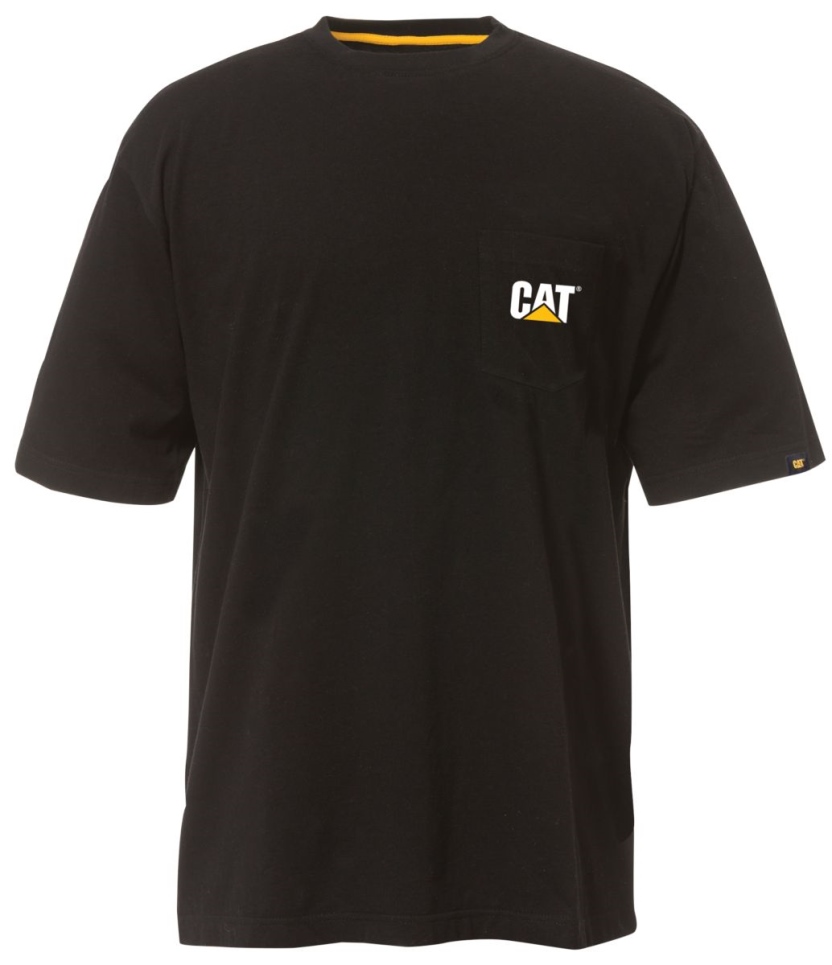 BLACK Men's Trademark Pocket Tee Cat Footwear [CATFIE165] : Caterpillar  Boots Ireland  Caterpillar Causal Shoes&Clothing, Caterpillar ireland  outlet footwear for men and women.