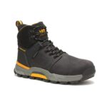 Black Men's CAT EDGE Waterproof Nano Toe Work Boot Cat Footwear - Image 4