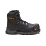 Black Men's Excavator XL 6' Waterproof Composite Toe Work Boot Cat Footwear - Image 2