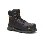 Black Men's Excavator XL 6' Waterproof Composite Toe Work Boot Cat Footwear - Image 3