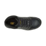 Black Men's Outline Steel Toe Work Boot Cat Footwear - Image 7