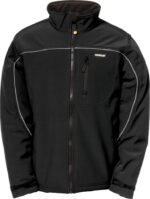 Black Men's Soft Shell Jacket Cat Footwear - Image 2