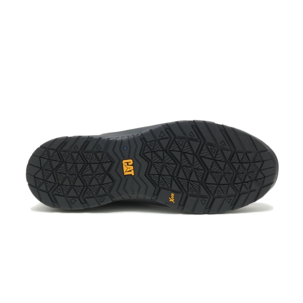 Black Men's Streamline 2.0 Leather Composite Toe Work Shoe Cat Footwear - Image 6