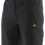 Black Men's Stretch Canvas Utility Short Cat Footwear