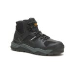 Black-Sand Men's Provoke Mid Waterproof Alloy Toe Work Boot Cat Footwear - Image 3