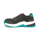 Black-Teal Women's Streamline 2.0 Composite Toe Work Shoe Cat Footwear - Image 4