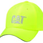 Bright Yellow Men's Hi-Vis Trademark Cap Cat Footwear