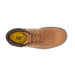 Brown Men's Outbase Waterproof Work Boot Cat Footwear - Image 7