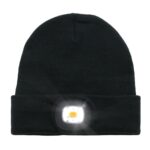 Cat Footwear Black Flashlight Beanie