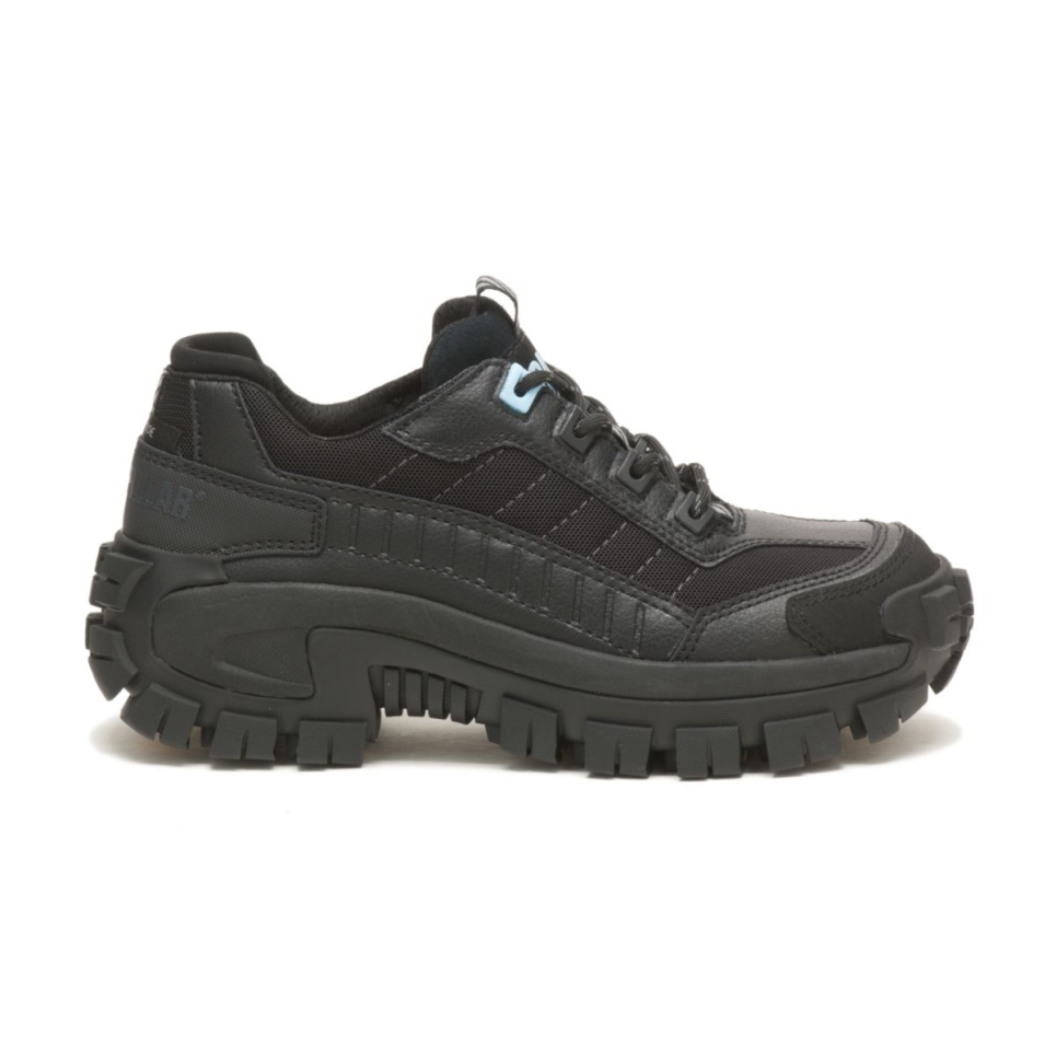 Cat Footwear Black-Light Blue Women's Invader Steel Toe Work Shoe - Image 2