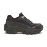 Cat Footwear Black-Light Blue Women's Invader Steel Toe Work Shoe