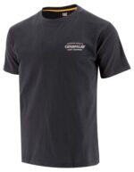 Cat Footwear Black Men's Quality Trademark Tee - Image 2