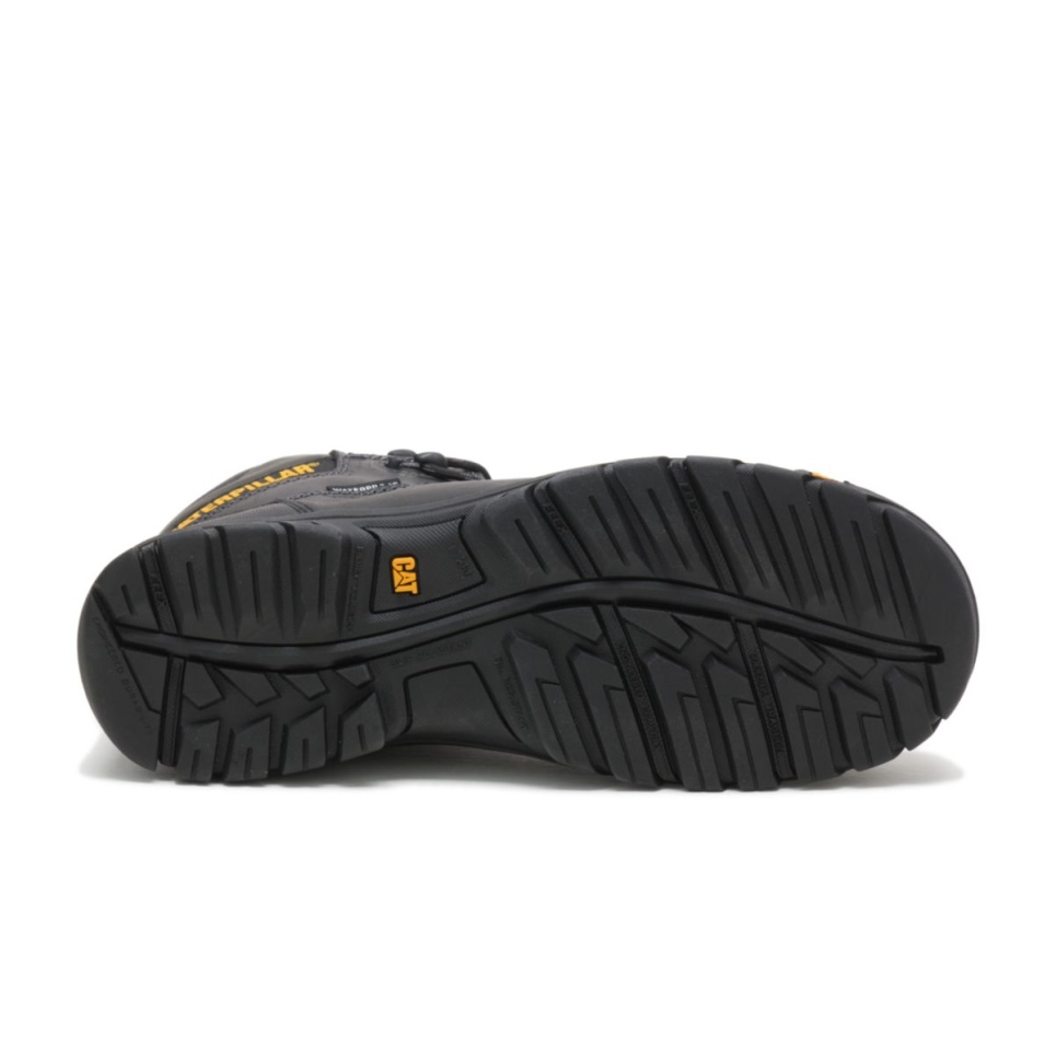 Cat Footwear Black Men's Resorption Waterproof Composite Toe Work Boot - Image 7