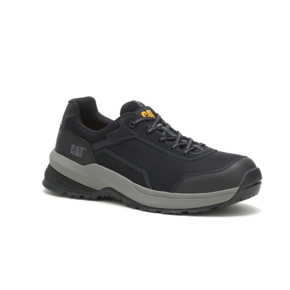 Cat Footwear Black Men's Streamline 2.0 Mesh Composite Toe Work Shoe - Image 3