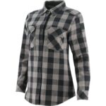 Cat Footwear Black Women's Buffalo Check Heavyweight Shirt