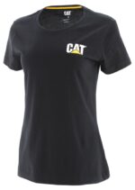 Cat Footwear Black Women's Trademark Tee - Image 2