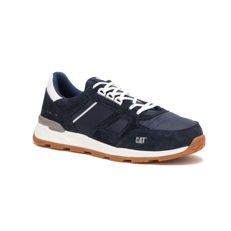 Cat Footwear Blue Nights Men's Woodward Steel Toe Work Shoe - Image 3
