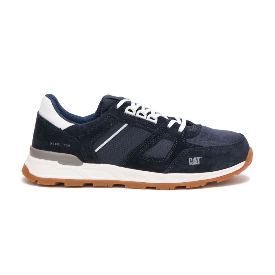 cat_footwear_blue_nights_mens_woodward_steel_toe_work_shoe.jpg Cat Footwear Blue Nights Men's Woodward Steel Toe Work Shoe - Image 1