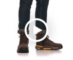 Cat Footwear Coffee Bean Men's CAT EDGE Waterproof Nano Toe Work Boot - Image 3