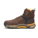 Cat Footwear Coffee Bean Men's CAT EDGE Waterproof Nano Toe Work Boot - Image 5