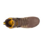 Cat Footwear Coffee Bean Men's CAT EDGE Waterproof Nano Toe Work Boot - Image 8