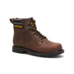 Cat Footwear Dark Brown Men's Second Shift Work Boot - Image 4