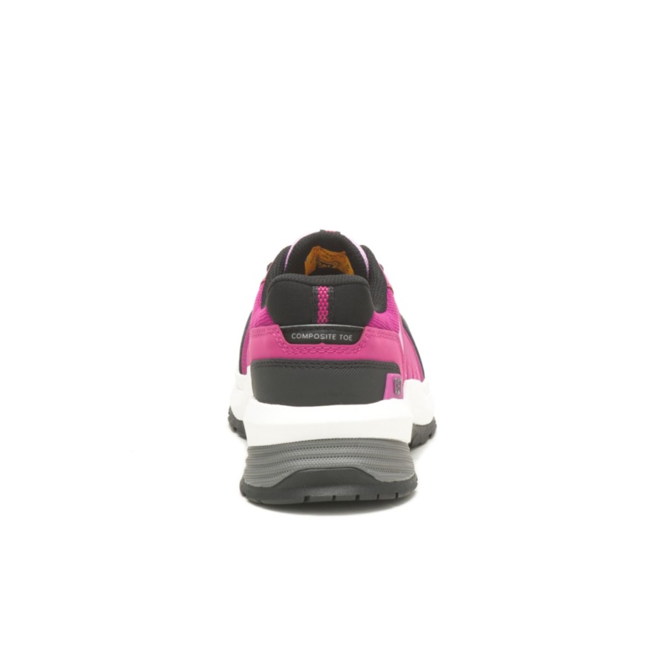 Cat Footwear Festival Fuchsia Women's Streamline 2.0 Composite Toe Work Shoe - Image 5