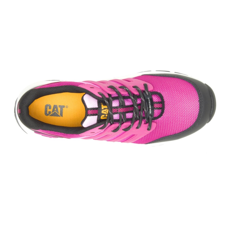 Cat Footwear Festival Fuchsia Women's Streamline 2.0 Composite Toe Work Shoe - Image 7