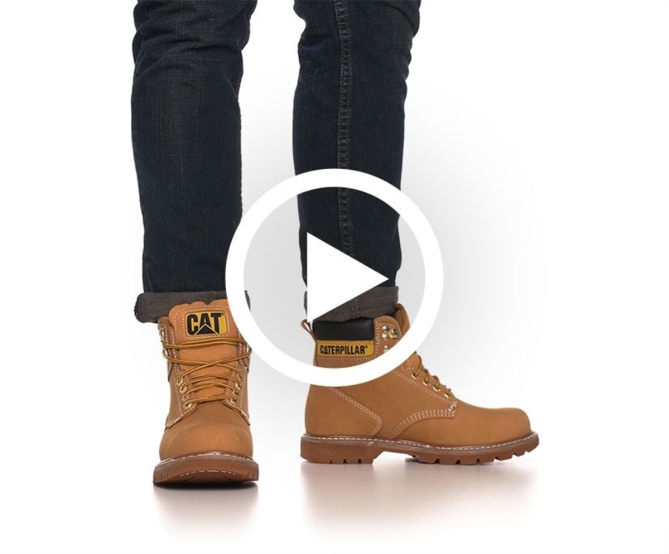 Cat Footwear Honey Nubuck Men's Second Shift Steel Toe Work Boot - Image 3