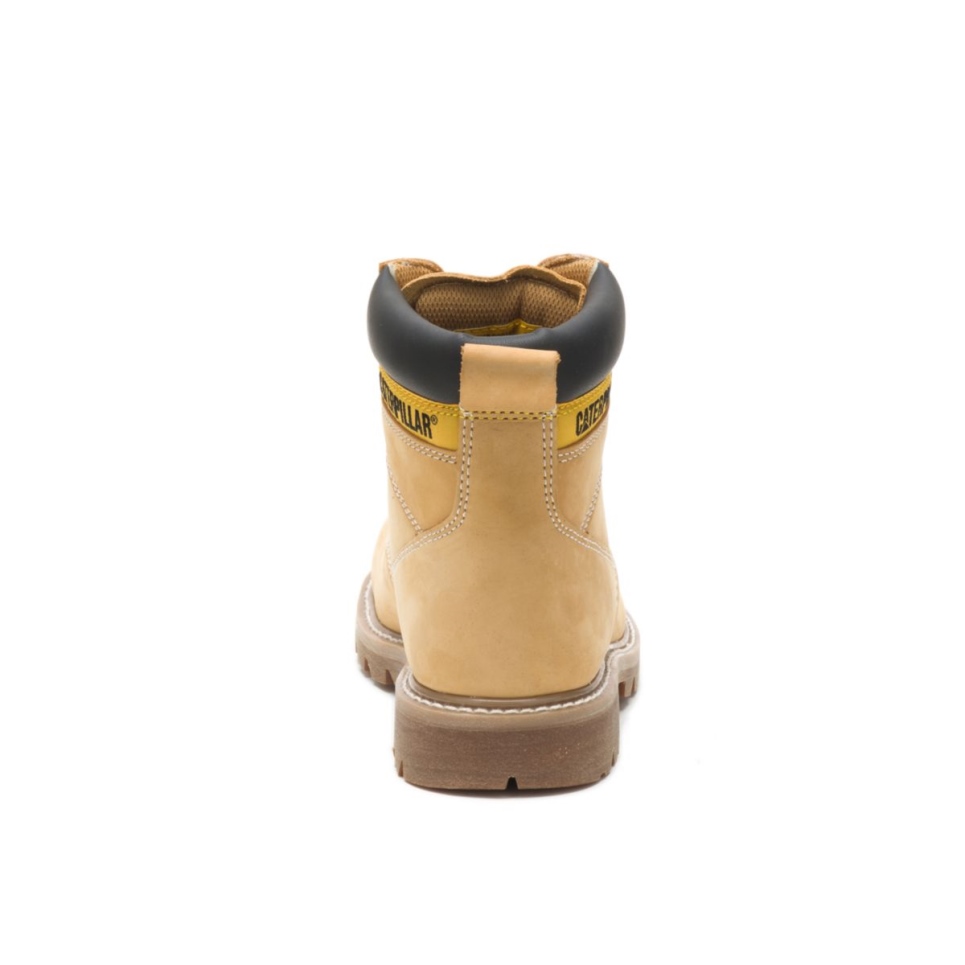 Cat Footwear Honey Nubuck Men's Second Shift Steel Toe Work Boot - Image 6
