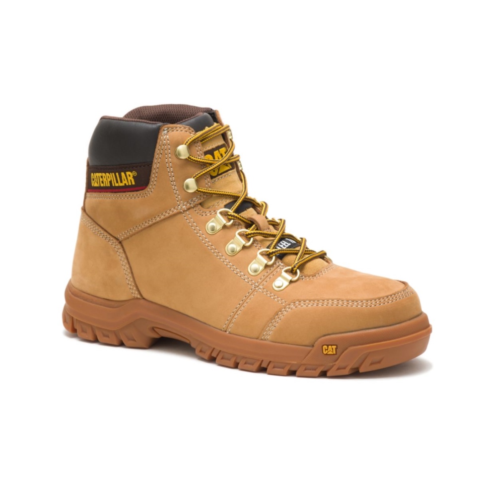 Cat Footwear Honey Reset Men's Outline Steel Toe Work Boot - Image 3