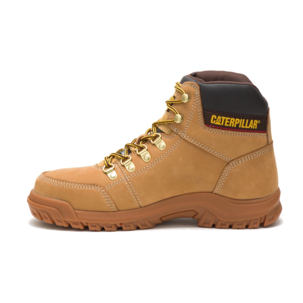 Cat Footwear Honey Reset Men's Outline Steel Toe Work Boot - Image 4