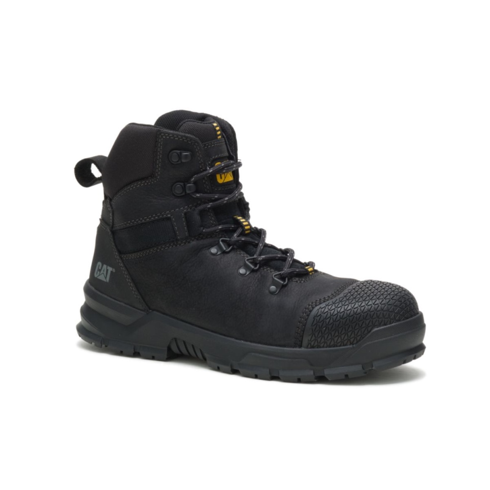 Cat Footwear Men's Accomplice X Waterproof Steel Toe Work Boot Black - Image 3