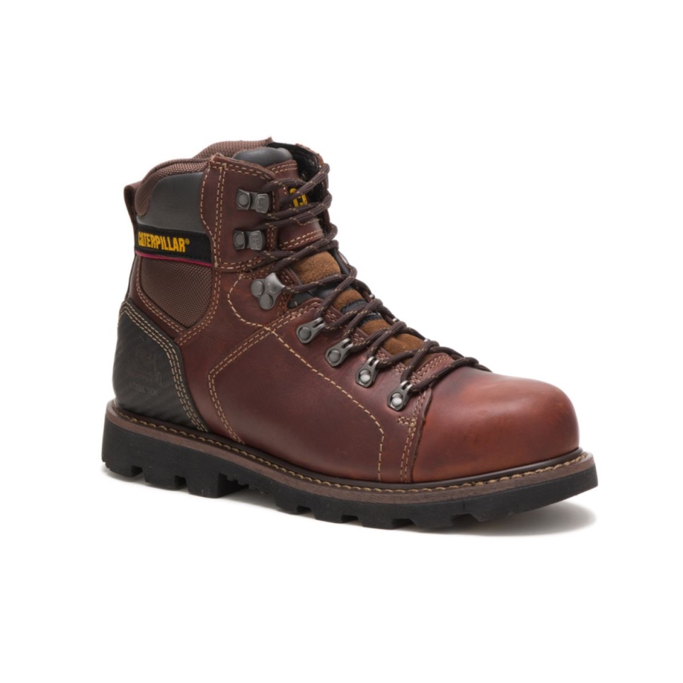 Cat Footwear Men's Alaska 2.0 Steel Toe Work Boot Brown - Image 3