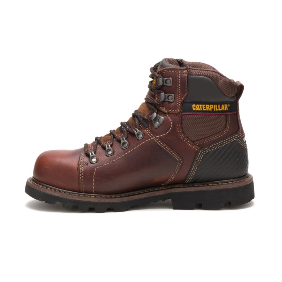 Cat Footwear Men's Alaska 2.0 Steel Toe Work Boot Brown - Image 4