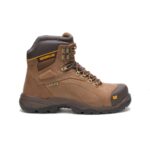 Cat Footwear Men's Diagnostic Hi Waterproof Thinsulate Steel Toe Work Boot Dark Beige - Image 2