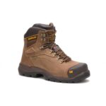 Cat Footwear Men's Diagnostic Hi Waterproof Thinsulate Steel Toe Work Boot Dark Beige - Image 3