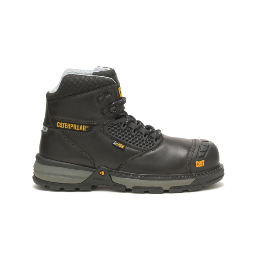 Cat Footwear Men's Excavator Superlite Cool Carbon Composite Toe Work Boot Black - Image 1