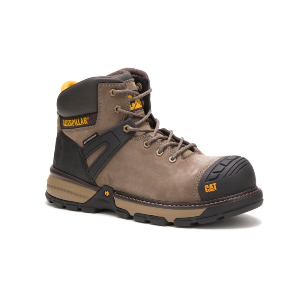 Cat Footwear Men's Excavator Superlite Waterproof Toe Work Boot Bungee Cord - Image 3