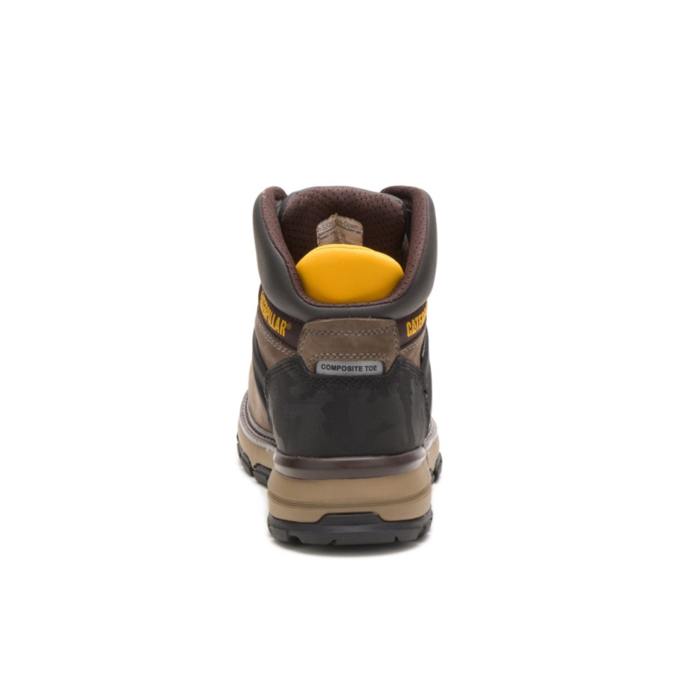 Cat Footwear Men's Excavator Superlite Waterproof Toe Work Boot Bungee Cord - Image 5