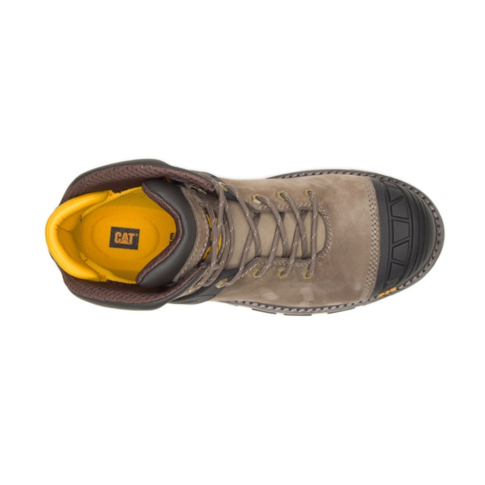 Cat Footwear Men's Excavator Superlite Waterproof Toe Work Boot Bungee Cord - Image 7